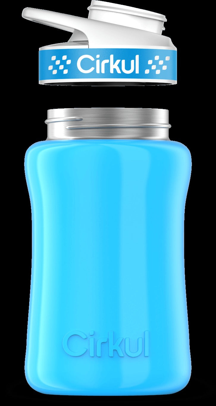 Custom 12oz. Stainless Steel Bottle & Comfort Grip Lid