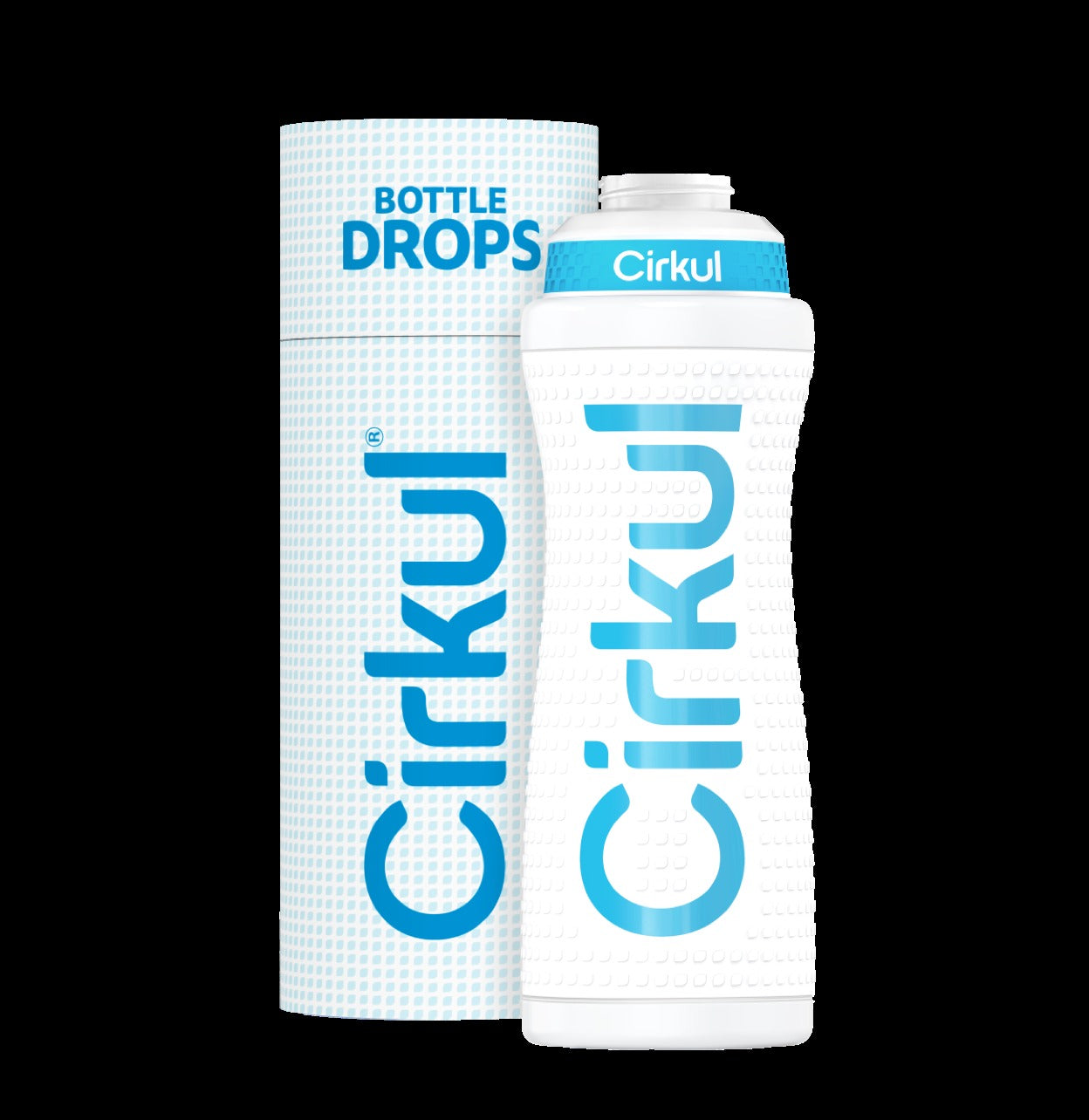 Limited Edition: 22oz. White Grip Stainless Steel Bottle & Sport Lid