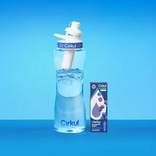 Flash Sale: 32oz. Plastic Bottle and LifeSip Blueberry Grape
