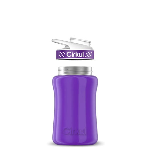 12oz. Stainless Steel Bottle & Comfort Grip Lid