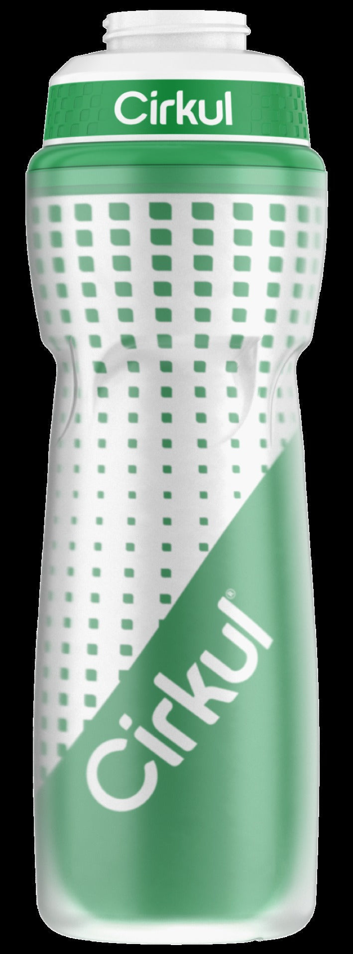 22oz. Insulated Squeeze Plastic Bottle & Sport Lid