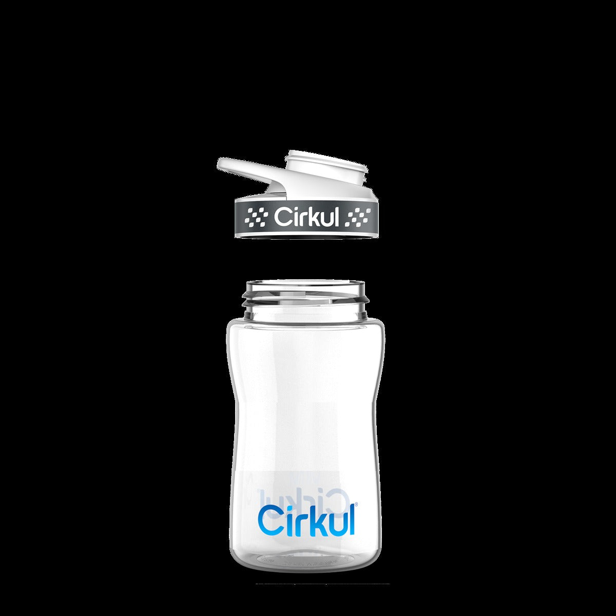 12oz. Plastic Bottle & Comfort Grip Lid