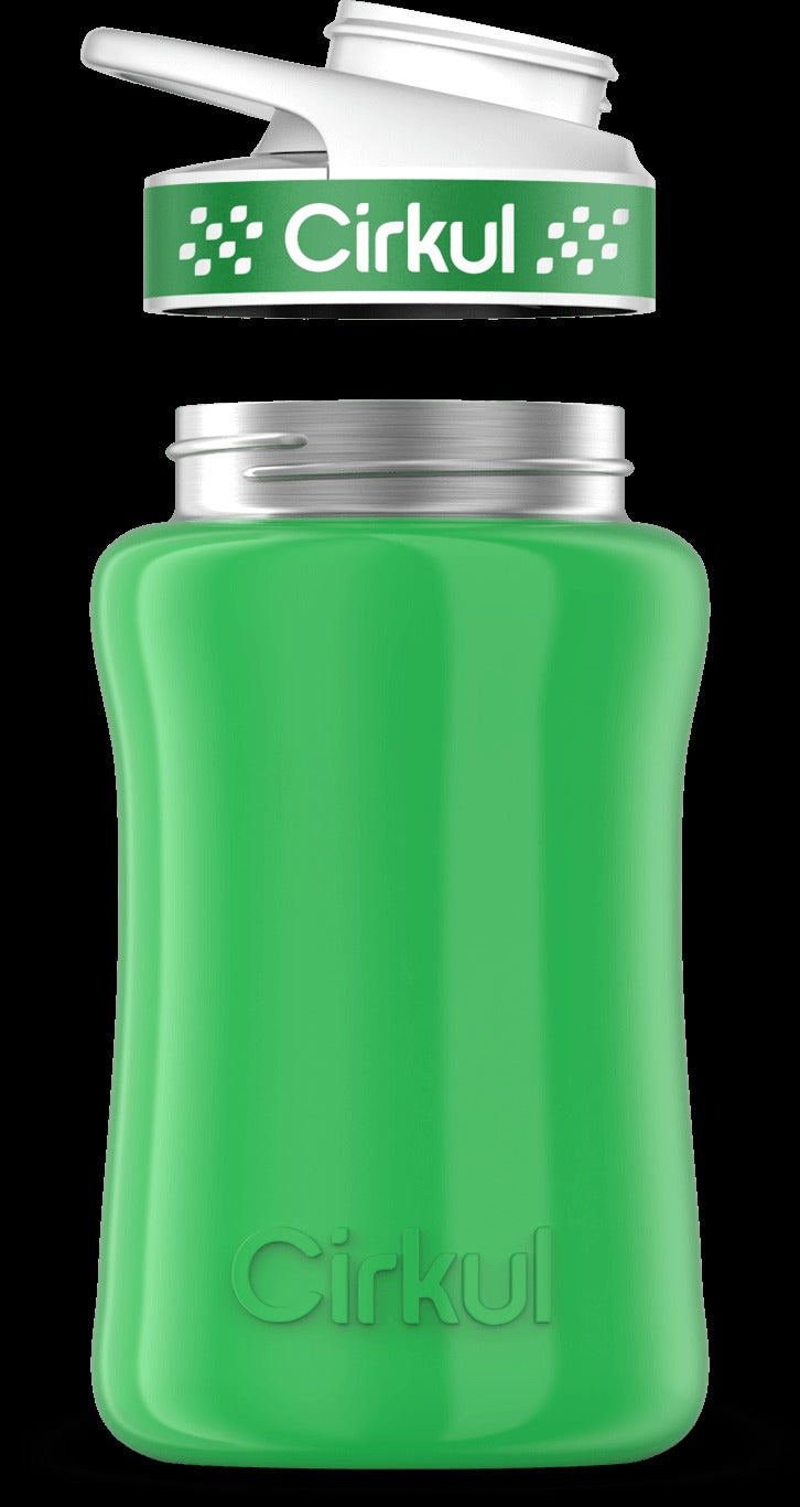 Custom 12oz. Stainless Steel Bottle & Comfort Grip Lid