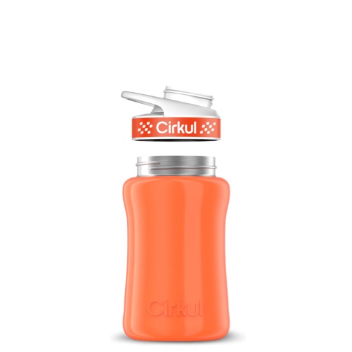 12oz. Stainless Steel Bottle & Comfort Grip Lid