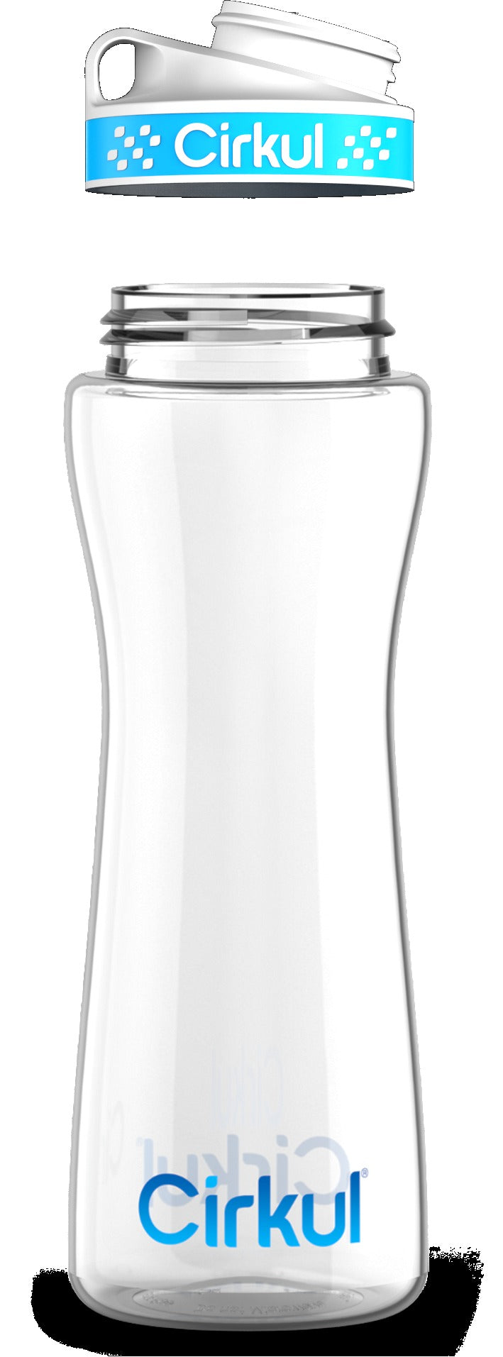 Custom 22oz. Plastic Bottle & Comfort Grip Lid