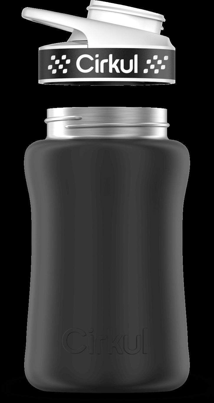 Custom 12oz. Stainless Steel Bottle & Comfort Grip Lid