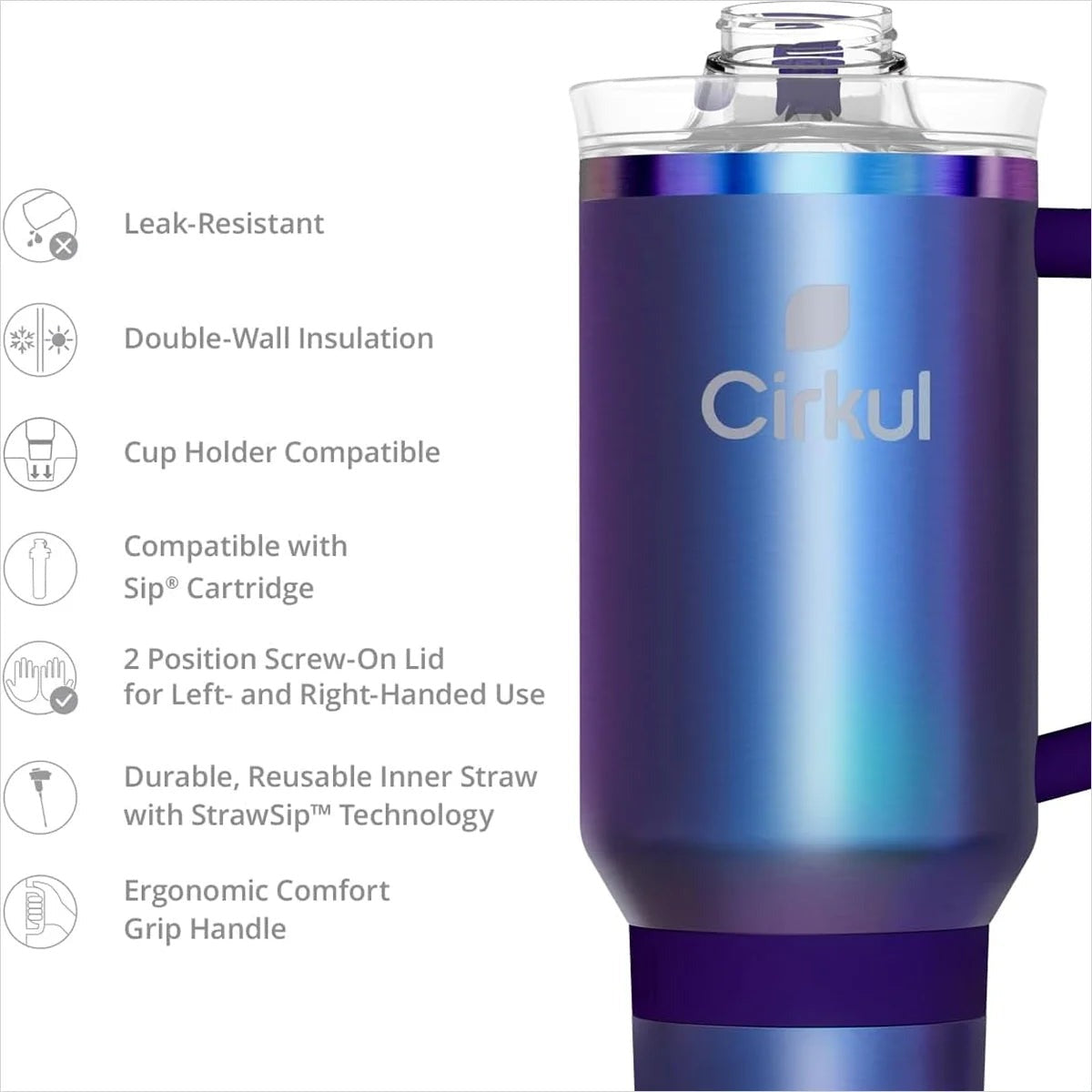40oz. Chameleon All-Day StrawSipTM Tumbler
