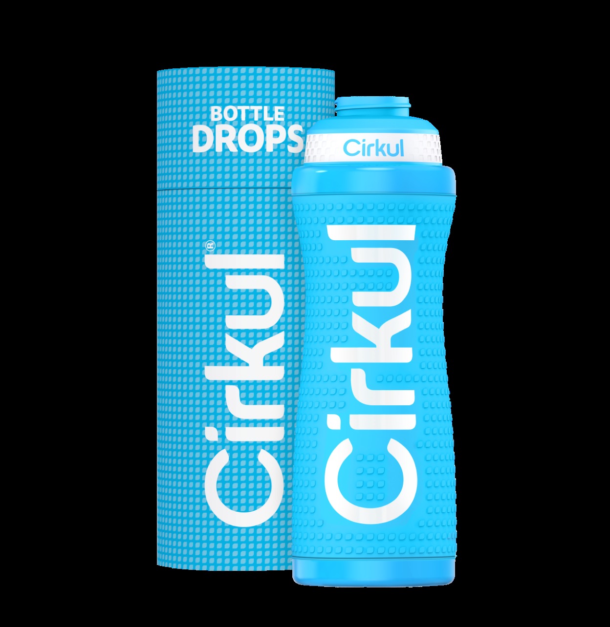 Limited Edition: 22oz. Blue Grip Stainless Steel Bottle & Sport Lid