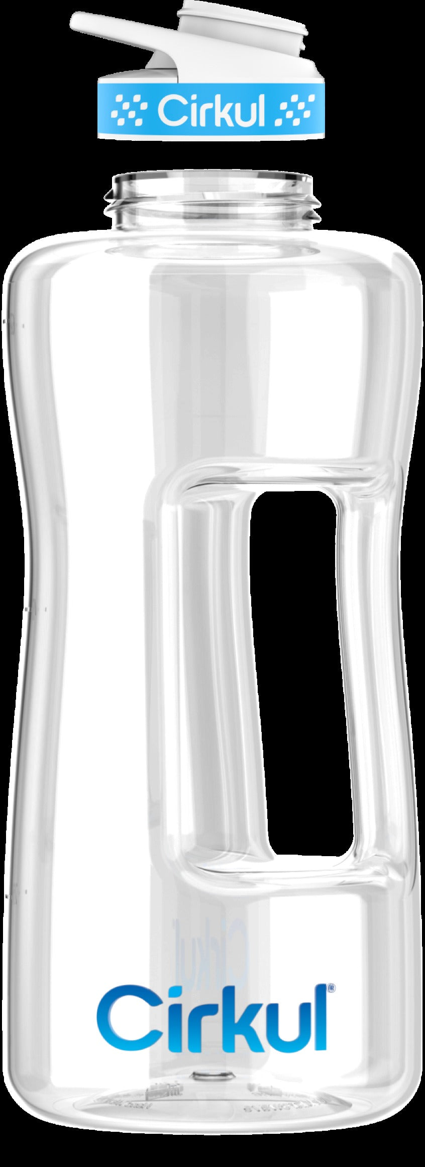 62oz. Plastic Bottle & Comfort Grip Lid