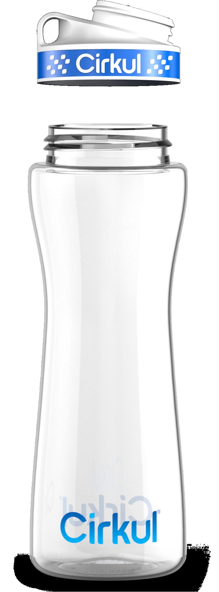 Custom 22oz. Plastic Bottle & Comfort Grip Lid