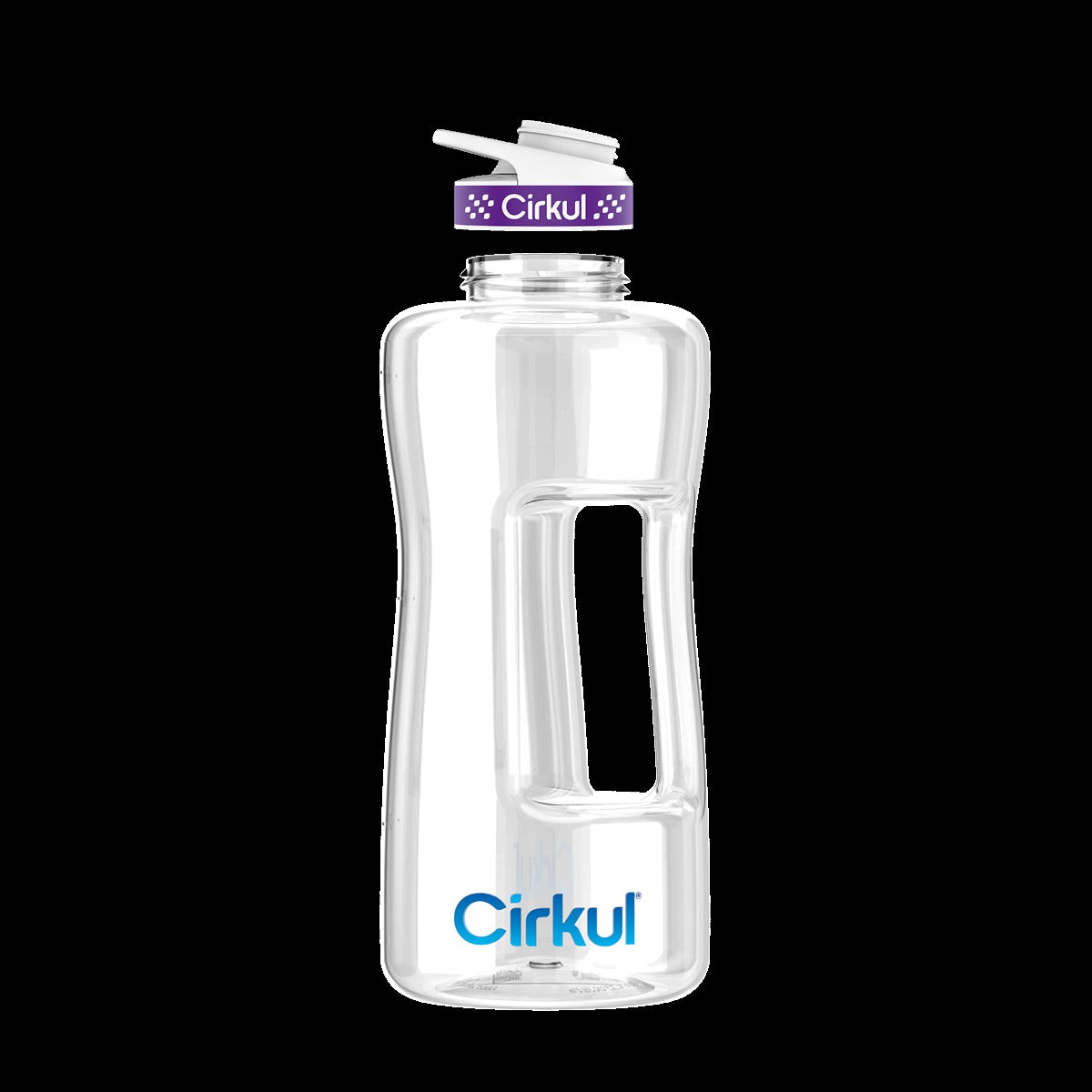 62oz. Plastic Bottle & Comfort Grip Lid