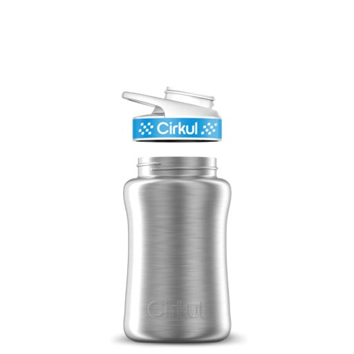 12oz. Stainless Steel Bottle & Comfort Grip Lid