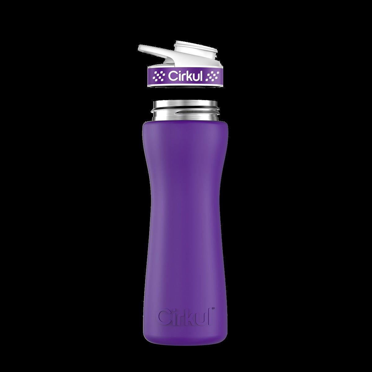 Custom 22oz. Stainless Steel Bottle & Comfort Grip Lid