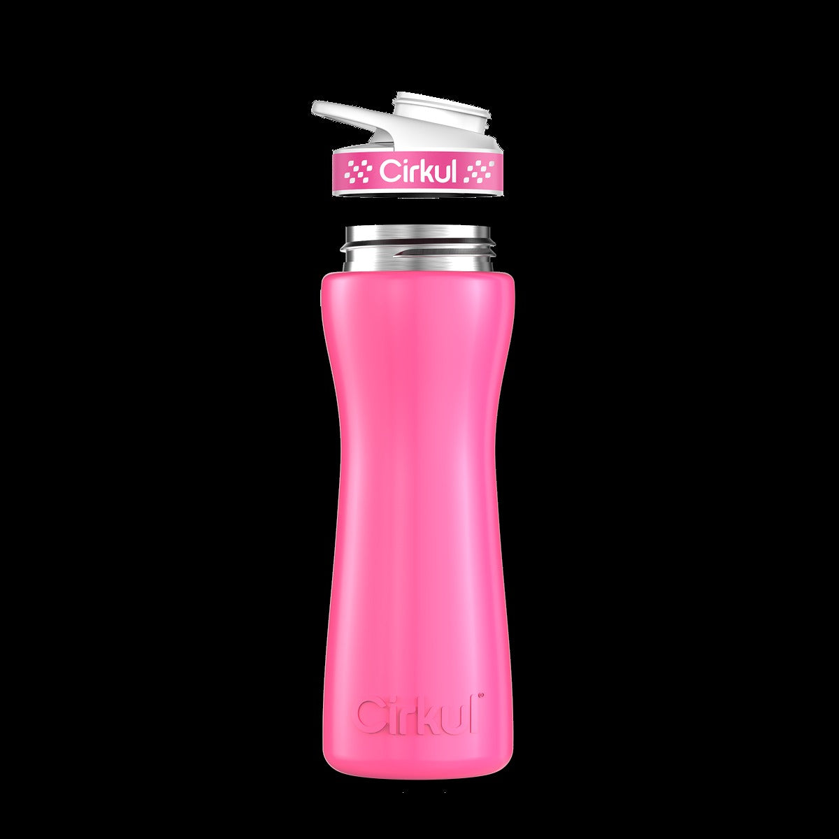Custom 22oz. Stainless Steel Bottle & Comfort Grip Lid
