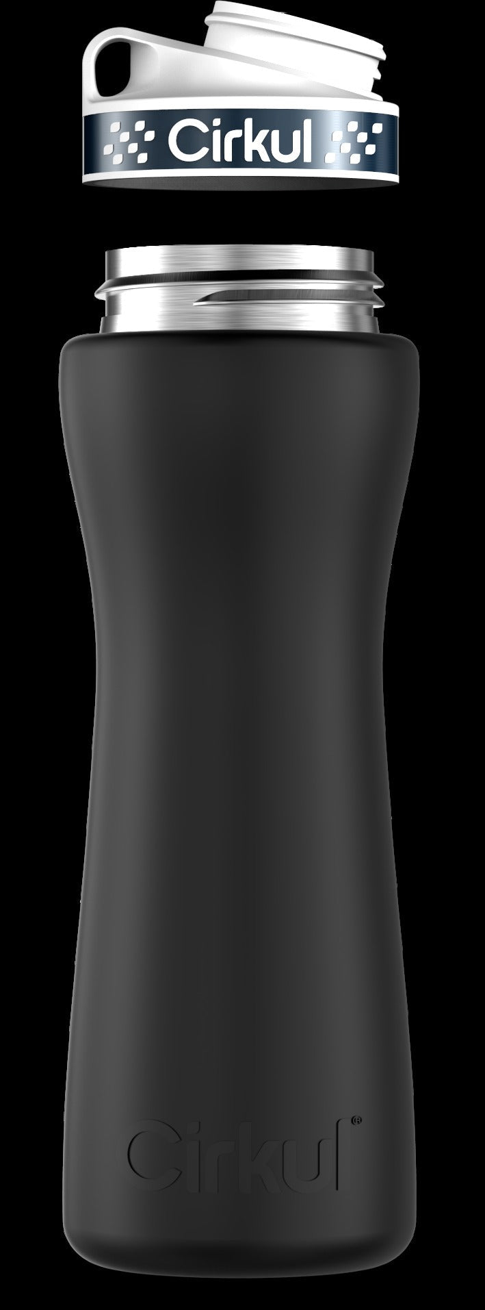 Custom 22oz. Stainless Steel Bottle & Comfort Grip Lid