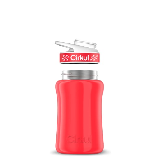12oz. Stainless Steel Bottle & Comfort Grip Lid