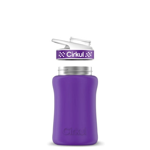 12oz. Stainless Steel Bottle & Comfort Grip Lid