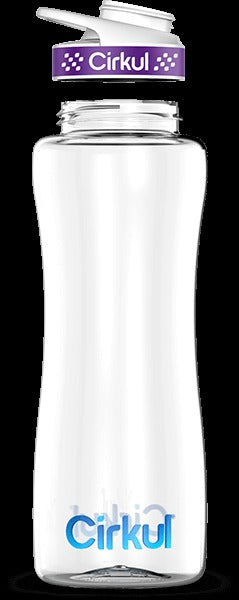 Custom 32oz. Plastic Bottle & Comfort Grip Lid