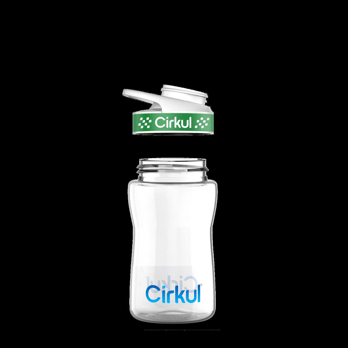 12oz. Plastic Bottle & Comfort Grip Lid