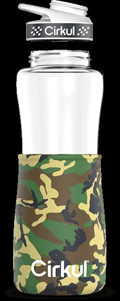 Add-on: 32oz. Plastic Bottle & Comfort Grip Lid + 32oz. Chill Sleeve