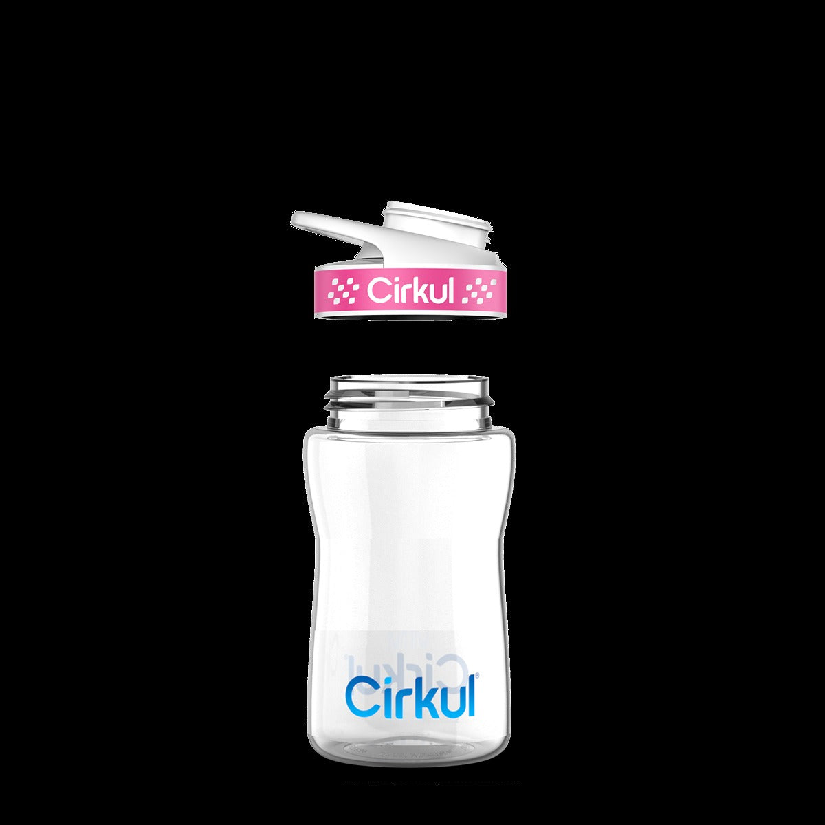 12oz. Plastic Bottle & Comfort Grip Lid