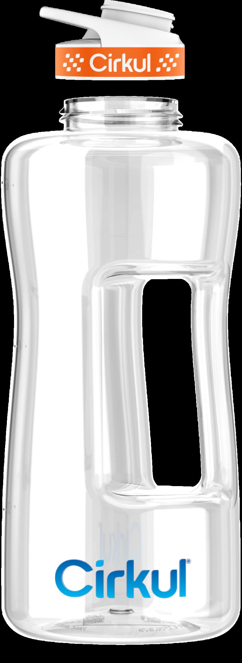 62oz. Plastic Bottle & Comfort Grip Lid