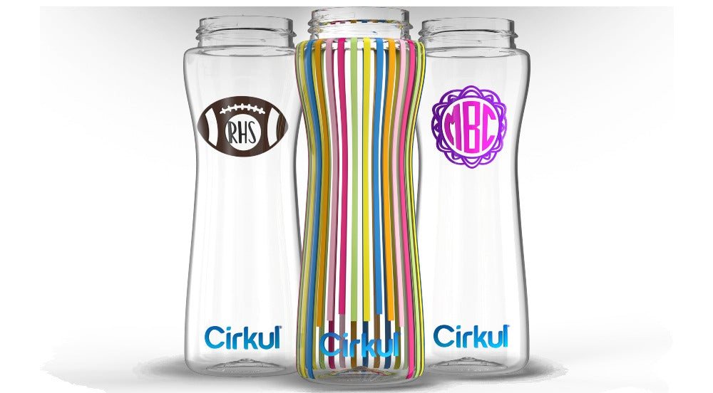 Custom 22oz. Plastic Bottle & Comfort Grip Lid