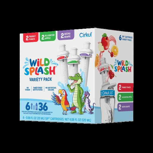 Base: Wild Splash Flavor Cartridge Variety Pack, 6-Pack