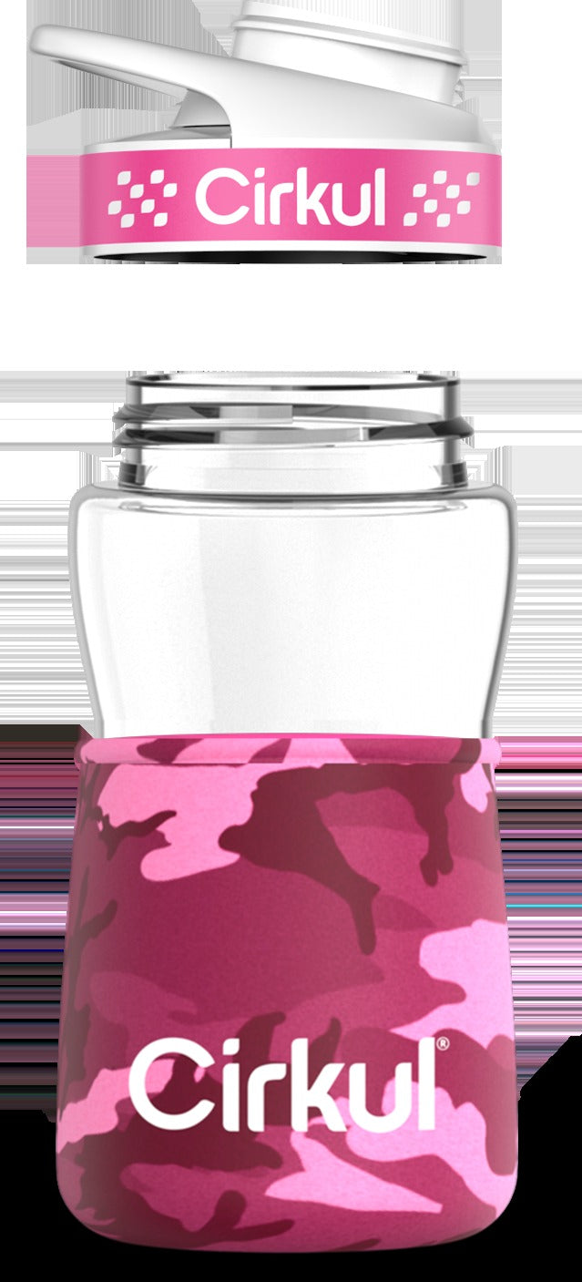 Add-on: 12oz. Plastic Bottle & Comfort Grip Lid + 12oz. Chill Sleeve