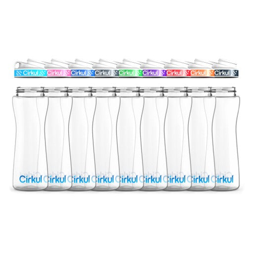 22oz. Plastic Bottle & Comfort Grip Lid
