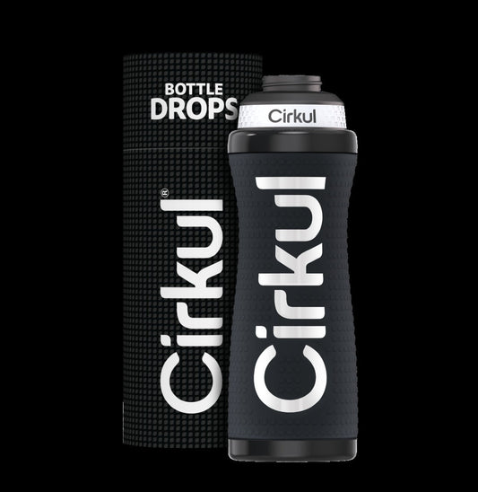 Limited Edition: 22oz. Black Grip Stainless Steel Bottle & Sport Lid