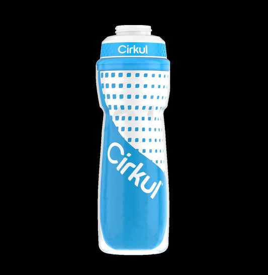 Limited Edition: 22oz. Blue Insulated Squeeze Plastic Bottle & Sport Lid
