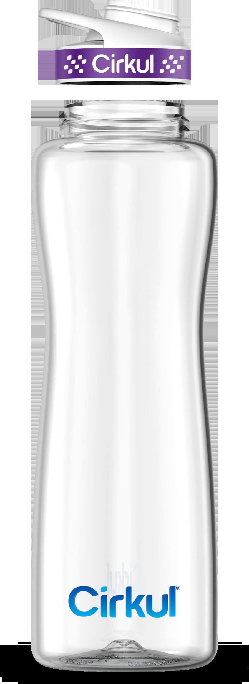 Custom 42oz. Plastic Bottle & Comfort Grip Lid