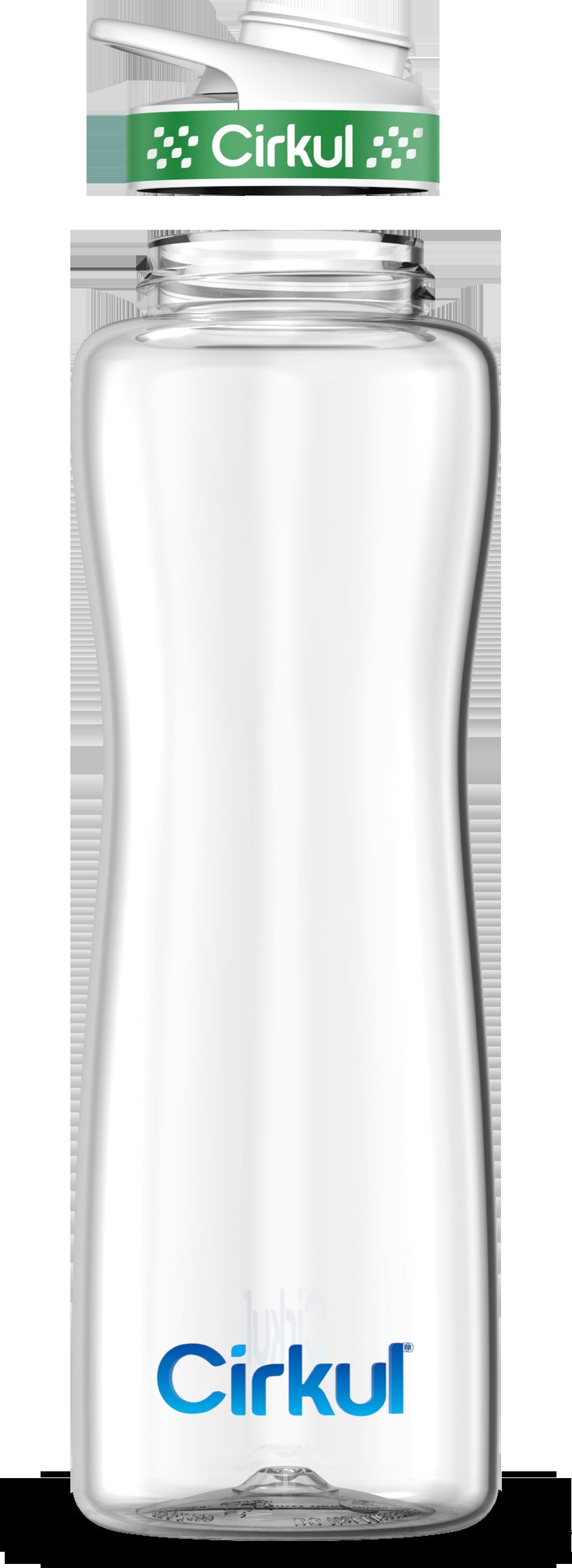 Custom 42oz. Plastic Bottle & Comfort Grip Lid